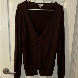 LOFT Chocolate Knit Sweater